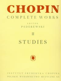 Chopin Complete Works II Etiudy. Autor: Chopin Fryderyk. Dobreksiazki.pl Okładka książki Chopin Complete Works II Etiudy