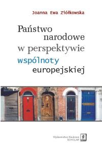 Okładka książki Państwo narodowe w perspektywie wspólnoty europejskiej