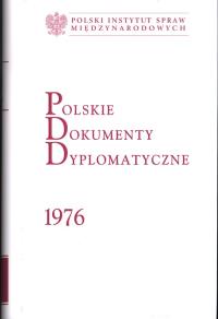Okładka książki Polskie Dokumenty Dyplomatyczne 1976