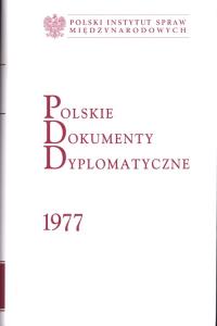Okładka książki Polskie Dokumenty Dyplomatyczne 1977