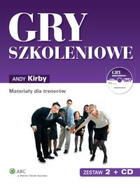 Gry szkoleniowe - Materiały dla trenerów zestaw 2 z płytą CD. Autor: Kirby Andy. Dobreksiazki.pl Okładka książki Gry szkoleniowe - Materiały dla trenerów zestaw 2 z płytą CD