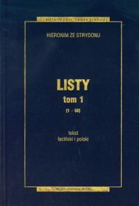 Listy tom 1. Autor: Hieronim ze Strydonu. Dobreksiazki.pl Okładka książki Listy tom 1
