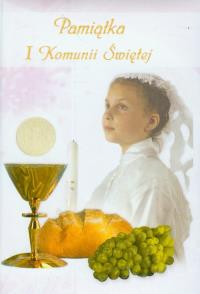 Pamiątka I Komunii św.- różowa. Autor: praca zbiorowa. Dobreksiazki.pl Okładka książki Pamiątka I Komunii św.- różowa