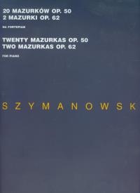 Okładka książki 20 Mazurków op 50  2 Mazurki op 62 na fortepian