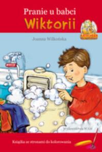 Pranie u babci Wiktorii. Autor: Joanna Wilkońska. Dobreksiazki.pl Okładka książki Pranie u babci Wiktorii
