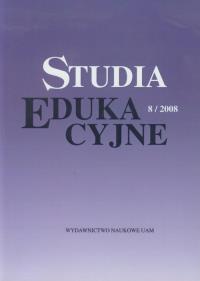 Studia Edukacyjne 8/2008. Wydawca: Wydawnictwo Naukowe UAM. Dobreksiazki.pl Opakowanie Studia Edukacyjne 8/2008
