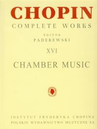 Okładka książki Utwory kameralne CW XVI Chopin
