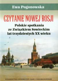 Czytanie Nowej Rosji. Autor: Pogonowska Ewa. Dobreksiazki.pl Okładka książki Czytanie Nowej Rosji