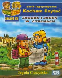 Kocham czytać zeszyt 25. Jagoda i Janek w Czechach. Autor: Cieszyńska Jagoda. Dobreksiazki.pl Okładka książki Kocham czytać zeszyt 25. Jagoda i Janek w Czechach