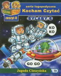 Kocham czytać zeszyt 8. Sylaby 6. Autor: Cieszyńska Jagoda. Dobreksiazki.pl Okładka książki Kocham czytać zeszyt 8. Sylaby 6
