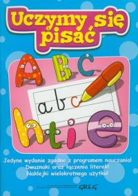 Uczymy się pisać GREG. Autor: Renata Pitala. Dobreksiazki.pl Okładka książki Uczymy się pisać GREG