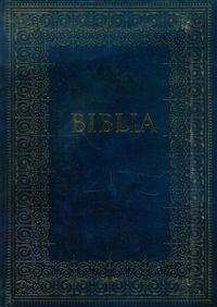 Biblia podróżna - granatowa. Autor: praca zbiorowa. Dobreksiazki.pl Okładka książki Biblia podróżna - granatowa