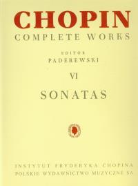 Okładka książki Sonaty Complete Works VI Chopin