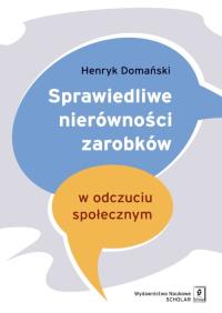 Okładka książki Sprawiedliwe nierówności zarobków