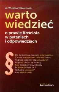 Warto wiedzieć. Autor: Mazurowski Wiesław. Dobreksiazki.pl Okładka książki Warto wiedzieć