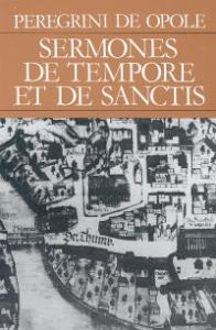 Sermones de tempore et de sanctis. Autor: Opole Peregrini. Dobreksiazki.pl Okładka książki Sermones de tempore et de sanctis