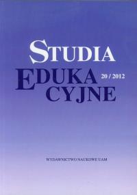 Studia edukacyjne 20/2012. Wydawca: Wydawnictwo Naukowe UAM. Dobreksiazki.pl Opakowanie Studia edukacyjne 20/2012