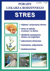 Porady lek. rodzinnego. Stres. Autor: Opracowanie zbiorowe. Dobreksiazki.pl Okładka książki Porady lek. rodzinnego. Stres