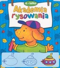 Akademia rysowania 6-latka. Autor: Opracowanie zbiorowe. Dobreksiazki.pl Okładka książki Akademia rysowania 6-latka