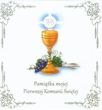 Pamiątka Mojej I Komunii Świętej komplet w etui. Autor: Opracowanie zbiorowe. Dobreksiazki.pl Okładka książki Pamiątka Mojej I Komunii Świętej komplet w etui