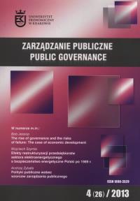 Zarządzanie publiczne 4/2013. Wydawca: Scholar. Dobreksiazki.pl Opakowanie Zarządzanie publiczne 4/2013