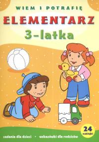 Elementarz 3-latka. Autor: Krassowska Dorota. Dobreksiazki.pl Okładka książki Elementarz 3-latka