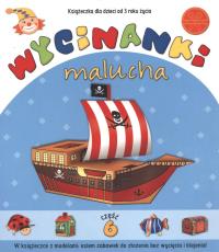 Wycinanki malucha część 6. Autor: Opracowanie zbiorowe. Dobreksiazki.pl Okładka książki Wycinanki malucha część 6