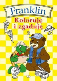 Franklin - koloruję i zgaduję 2. Autor: Opracowanie zbiorowe. Dobreksiazki.pl Okładka książki Franklin - koloruję i zgaduję 2