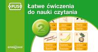PUS Łatwe ćwiczenia do nauki czytania cz. 2. Książeczka PUS. Autor: Praca zbiorowa. Dobreksiazki.pl Okładka książki PUS Łatwe ćwiczenia do nauki czytania cz. 2. Książeczka PUS