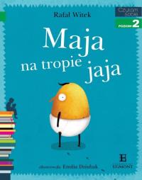 Czytam sobie - Maja na tropie jaja. Autor: Rafała Witek. Dobreksiazki.pl Okładka książki Czytam sobie - Maja na tropie jaja