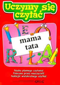 Okładka książki Uczymy się czytać GREG