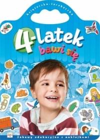 4-latek się bawi. Autor: Opracowanie zbiorowe. Dobreksiazki.pl Okładka książki 4-latek się bawi