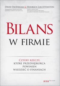 Bilans w firmie. Autor: Heinrich Liechtenstein, David Frodsham. Dobreksiazki.pl Okładka książki Bilans w firmie