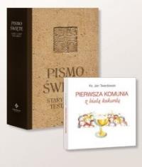 Pismo Święte ST i NT wielkie beż + I Komunia.... Autor: praca zbiorowa. Dobreksiazki.pl Okładka książki Pismo Święte ST i NT wielkie beż + I Komunia...