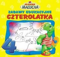 Akademia malucha - Zabawy edukacyjne czterolatka. Autor: Opracowanie zbiorowe. Dobreksiazki.pl Okładka książki Akademia malucha - Zabawy edukacyjne czterolatka