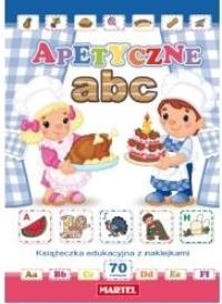 Książeczka z naklejkami - Apetyczne ABC. Autor: Wejner Maria. Dobreksiazki.pl Okładka książki Książeczka z naklejkami - Apetyczne ABC