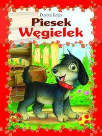 Piesek Węgielek BR. Autor: Kozioł Dorota. Dobreksiazki.pl Okładka książki Piesek Węgielek BR