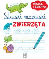 Szlaczki mazaczki - Zwierzęta. Autor: Opracowanie zbiorowe. Dobreksiazki.pl Okładka książki Szlaczki mazaczki - Zwierzęta