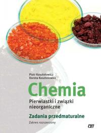 Chemia LO Pierwiastki i związki nieorg. zad. ZR OE. Autor: Piotr Kosztołowicz, Dorota Kosztołowicz. Dobreksiazki.pl Okładka książki Chemia LO Pierwiastki i związki nieorg. zad. ZR OE