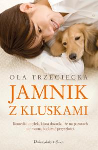 Jamnik z Kluskami. Autor: Ola Trzeciecka. Dobreksiazki.pl Okładka książki Jamnik z Kluskami
