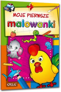 Moje pierwsze malowanki GREG. Autor: Opracowanie zbiorowe. Dobreksiazki.pl Okładka książki Moje pierwsze malowanki GREG
