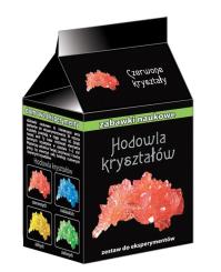 Zabawki naukowe Hodowla kryształów - Czerwone. Wydawca: Ranok-Creative. Dobreksiazki.pl Opakowanie Zabawki naukowe Hodowla kryształów - Czerwone