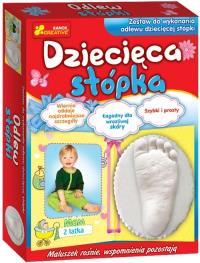 Zestaw do wykonania odlewu - Dziecięca stópka. Wydawca: Ranok-Creative. Dobreksiazki.pl Opakowanie Zestaw do wykonania odlewu - Dziecięca stópka