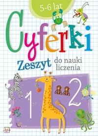 Zeszyt do nauki liczenia 5-6 lat - cyferki. Autor: Beata Batorska. Dobreksiazki.pl Okładka książki Zeszyt do nauki liczenia 5-6 lat - cyferki