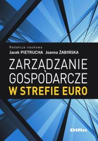 Zarządzanie gospodarcze w strefie euro. Wydawca: Difin. Dobreksiazki.pl Opakowanie Zarządzanie gospodarcze w strefie euro