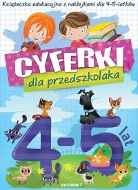 Cyferki dla przedszkolaka 4-5 lat.. Autor: Opracowanie zbiorowe. Dobreksiazki.pl Okładka książki Cyferki dla przedszkolaka 4-5 lat.