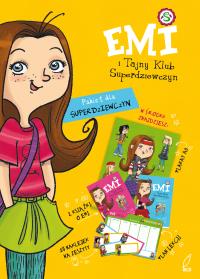 Emi i Tajny Klub Superdziewczyn Pakiet dla superdziewczyn. Autor: Opracowanie zbiorowe. Dobreksiazki.pl Okładka książki Emi i Tajny Klub Superdziewczyn Pakiet dla superdziewczyn