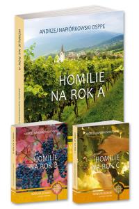 Homilie na rok A,B,C. Autor: Napiórkowski Andzrzej. Dobreksiazki.pl Okładka książki Homilie na rok A,B,C