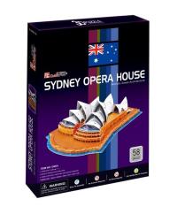Puzzle 3D Sydney Opera House. Wydawca: Cubic Fun. Dobreksiazki.pl Opakowanie Puzzle 3D Sydney Opera House