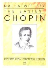 Najłatwiejszy Chopin na fortepian PWM. Autor: Chopin Fryderyk. Dobreksiazki.pl Okładka książki Najłatwiejszy Chopin na fortepian PWM